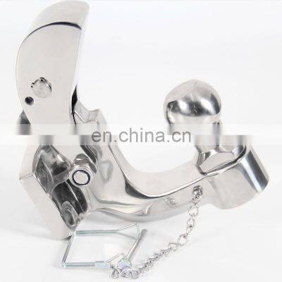 Heavy Duty Tow Bar Adjustable Marine Boat Trailer Hitch Ball Mount Pintle Hook photo-2