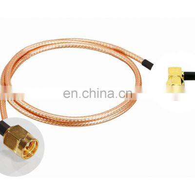 SMA to SMA RG316 Cable, SMA Male(Straight) to SMA Male(Angular 90 Degree), SMA to SMA Adapter Cable RG316