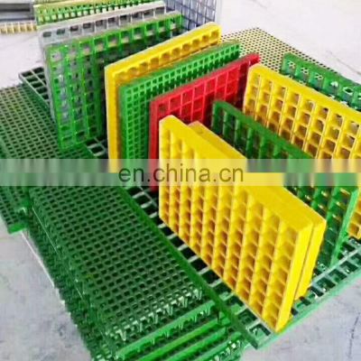 Fiberglass plastic grid Molded Grating Mesh for fishery floor