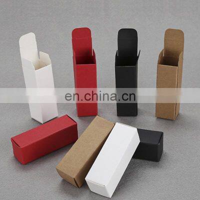 Cosmetics Packaging Box Kraft Paper Gift Boxes Custom Your Own Logo Cardboard Plain Lipstick Box photo-3