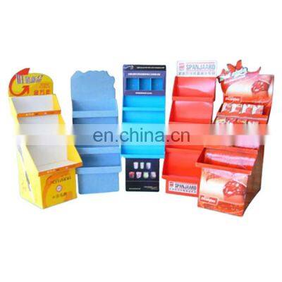 Supermarket Promotional Corrugated Cardboard Displayed Stand Rack Supermarket Counter Floorboard Carton Paper Advertising Stand photo-2