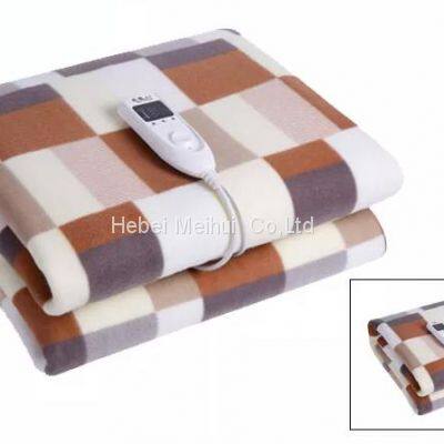 220V China 5 Heated Settings Bed Warmer hot portable thermostat single dual Heating Electric Blanket heated throw