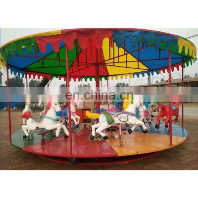 Wholesale amusement park outdoor electric merry go round carousel horse