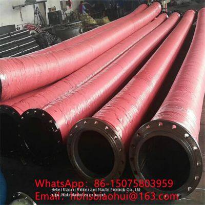 Steel wire framed rubber pipe for sewage discharge treatment in engineering plants and mines