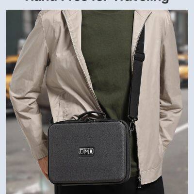 11’’ Hard Case for Mac Mini, Shockproof EVA Tech Bag, Travel Cable Organizer Bag With Shoulder Strap, Large Carrying Case photo-4