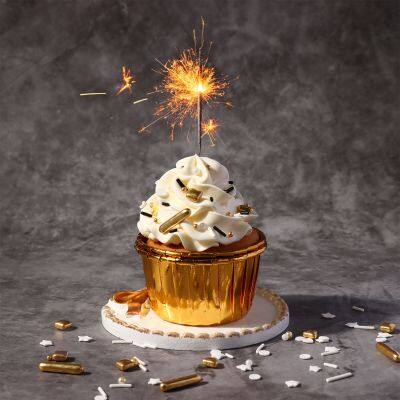 Luxury Party Cake Decorations Edible Gold Metallic Sprinkles for Bakery Decoration Ingredients photo-5