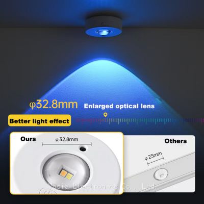 Cheaper USB Rechargeable Wireless Magnetic Led Cabinet Lights Bedroom Night Lamp Motion Sensor Light Motion Sensor Stair Light