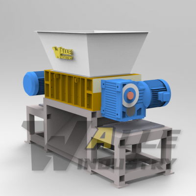 Engine block multiple shredder rice straw shredder