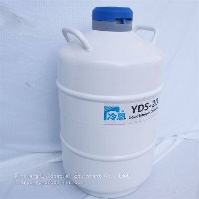 Cryogenic Storage Liquid Nitrogen Tank Yds-20 of Agriculture Husbandry Bull Artificially Inseminated
