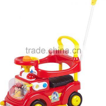 Hor Sale Baby or kids Plastic Ride On Toy Car HZ8W035 Wirh Push Bar