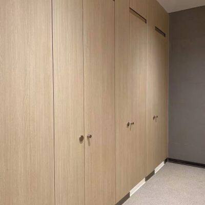 High Quality Solid Color Bathroom Stall Doors Low Price Modular Toilet Cubicle and Bath Set Cubicle photo-3