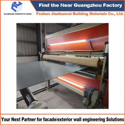 Modern Wooden Color Coated Alucobond 1220x2440mm Unbroken Core Aluminum Composite Panel ACP/ACM Sheet Small Anti-Static Mirror