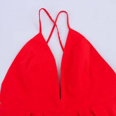 2025 Spring New Dress for Women's Wear: Slim Fit and Casual Strap Design, With a Small Niche Sense photo-3