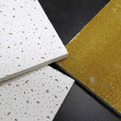 Mineral Fiber Acoustical Suspended Ceiling Tiles Panel, Acoustic Mineral Fibre Ceiling Tiles photo-2