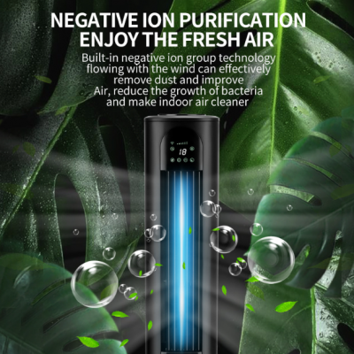 Air Conditioning Fan, Water-cooled Tower Fan, Negative Ion Humidification and Purification Cooling Fan（Wechat:13510231336）