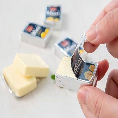 Cream Cheese/Triangle Cheese Aluminum Foil Folding Packaging Cheese Processing Line of Tokkepack photo-4