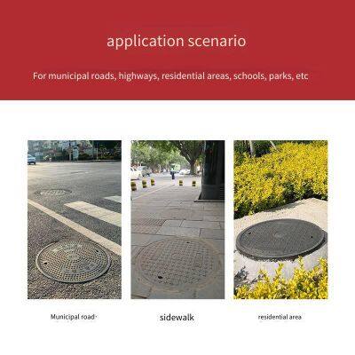 Lubao Composite Resin Round Manhole Cover Manufacturer, φ400 for Municipal, Residential Areas, Parks, Manholes, Power and Communication Handholes photo-4