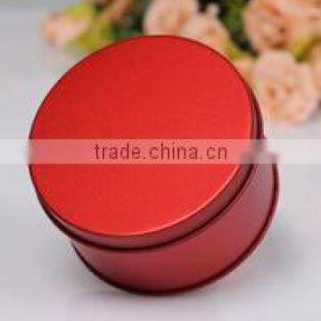 round tea tin can tea tin box