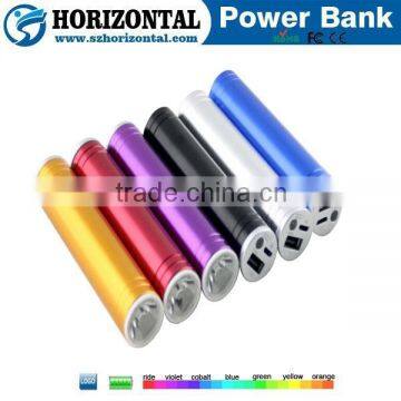 Customized logo holiday gifts 2200mAh power bank with LED light