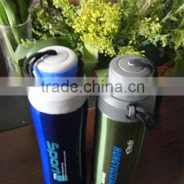 Double stainless steel sports bottle ,water bottle