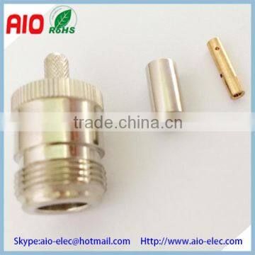 N female crimp type connector for RG6U RG58 RG59                        
                                                Quality Choice