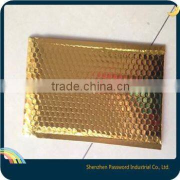 guangdong china Aluminum padded bubble envelope/Gold Aluminum foil plastic bag