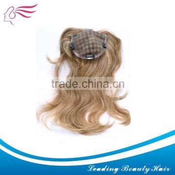 Wholesale natural wave Brazilian virgin remy human hair clip top