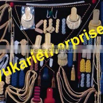 uniform Accessories Shoulder cord Knot lanyard ribbon Aigullettes