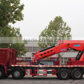 2015 hot sale low price howo 8*4 371hp 30Ton Truck Mounted Crane for sale made in china