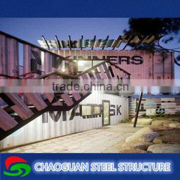 High loading capacity 40 ft prefab shipping container house