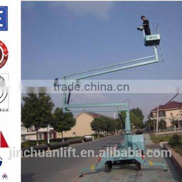 12m, 2015 New Hydraulic Boom Lift /light Boom Lifts /car Lift /motorcycle Lift