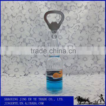 Acrylic Sea Series Bottle Opener, Plastic Liquid Beer Opener Floater Inside Fridge Magnet