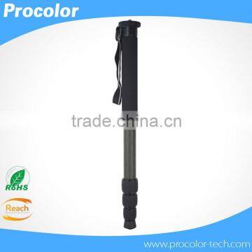 5 sections 32mm diameter Portable Professional Travel Carbon fiber Material 1.5m Tripod Monopod