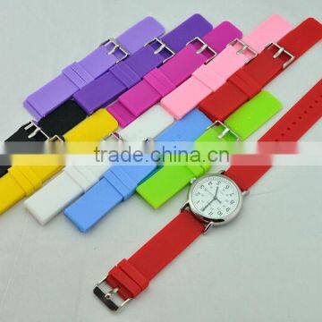 Expandable sport silicone watch bands