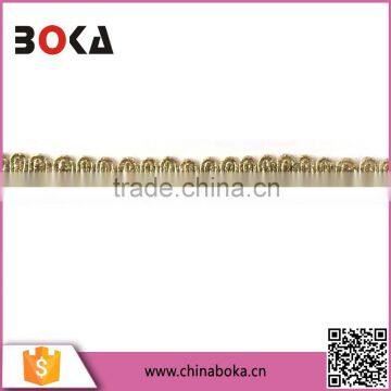 BOKA Gold Metallic Cord Braid Lace