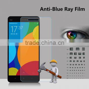 2016 Newest hot anti blue light screen protector for Xiaomi 4 ray cutting