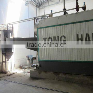 Small rice husk burning steam boiler for sale