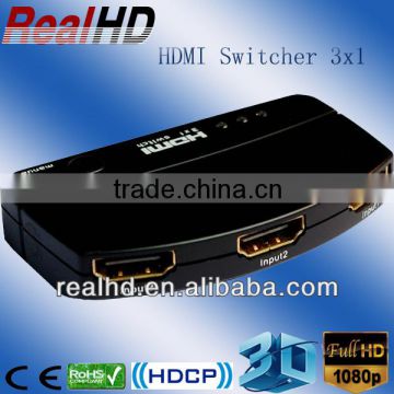 3x1 HDMI Switch with Remote