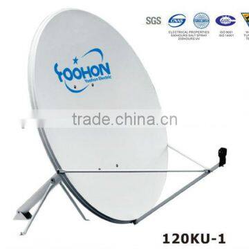 120cm Offset flat panel satellite antenna