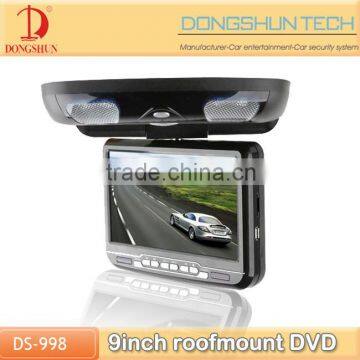 cheap price car roof mount DVD monitor with 9" screen