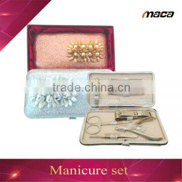 MS1695 most popular beautiful color flower manicure sets for women