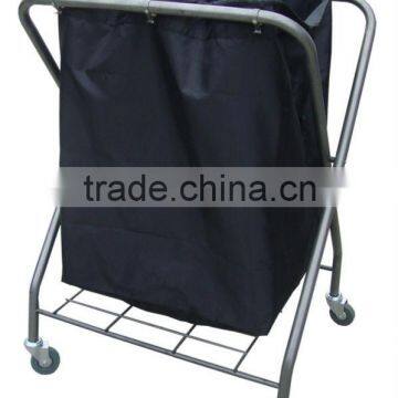 steel baking finish hotel linen truck & Laundry basket