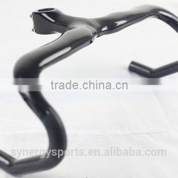 2016 new and hot sale full carbon fiber bicyle road handle bar with stem LRB04                        
                                                Quality Choice