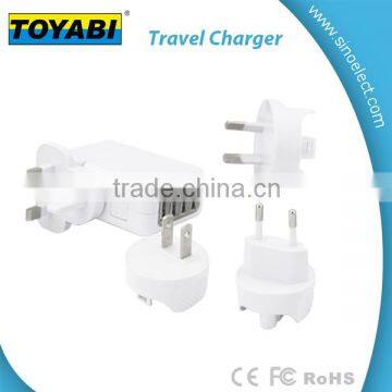 4 USB Ports 5V 2.4A AC Travel Wall Charger High Speed Charger for Phones photo-5