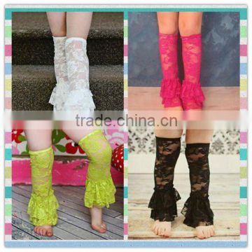 color ruffle lace leggings warmer baby girls,wholesale jacquard legging warm infant,ruffled lace leg warmers,baby ruffle legging