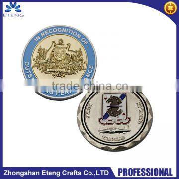 2016 Best popular promotion custom engraved silver coin