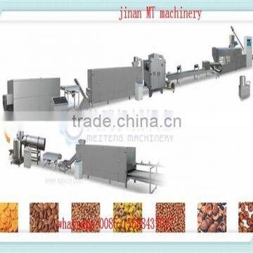 CE Approved Industrial Twin Screw Corn Flakes Extruder Machine