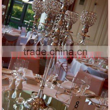 Wedding centrepieces/Wedding candelabra/Wedding crystal ball candelabra/Wedding crystal centrepieces