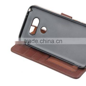 MMT Fashion Litchi Grain PU Leather Flip Case for LG G5 With Frame Card Slot Wallet Leather Case MT-5662 photo-5