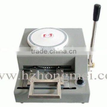 PVC card embosser machine(common +mv)